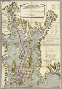 Gaspee route map