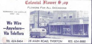 North Tiverton stores-Colonial Flower