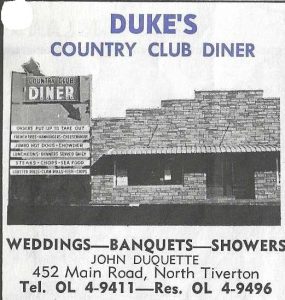 North Tiverton stores-Duke's Diner